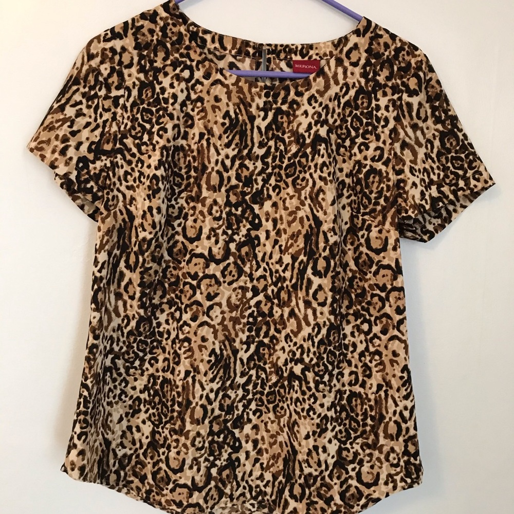 Animal Print Merona Blouse (3/$25 or 5/$35)